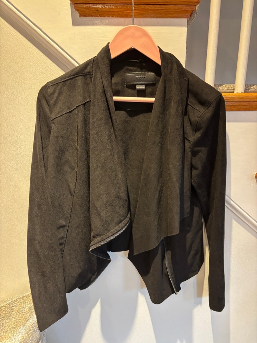 Blank NYC Black Suede Jacket